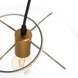 Loftslampe Krystal Gylden Gennemsigtig 30 x 30 x 30 cm Vintage  35 cm #4