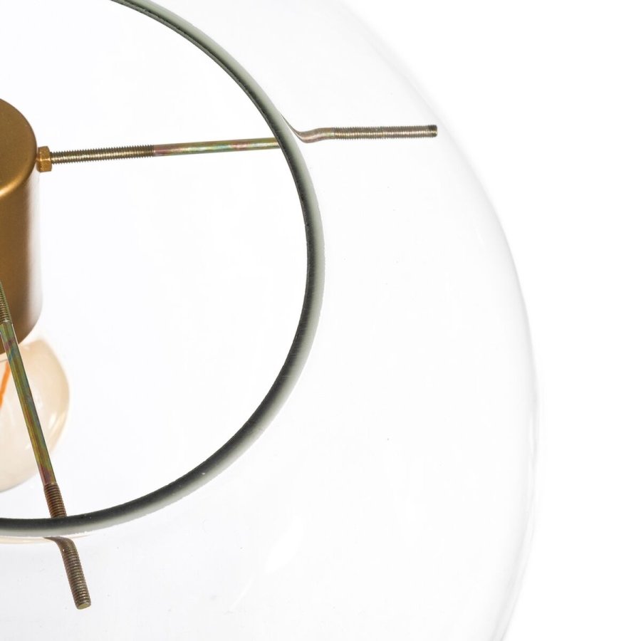 Loftslampe Krystal Gylden Gennemsigtig 30 x 30 x 30 cm Vintage  35 cm #3