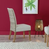 Spisebordsstol 46 x 62 x 100 cm Gr Beige #3