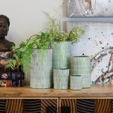 Lyseholder Grn Krystal Cement 10 x 10 x 13 cm #5