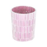 Lyseholder Pink Krystal Cement 10 x 10 x 13 cm #1
