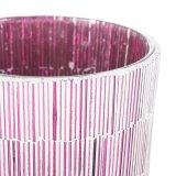 Lyseholder Pink Krystal Cement 10 x 10 x 13 cm #2