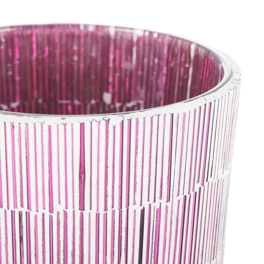 Lyseholder Pink Krystal Cement 10 x 10 x 13 cm #2