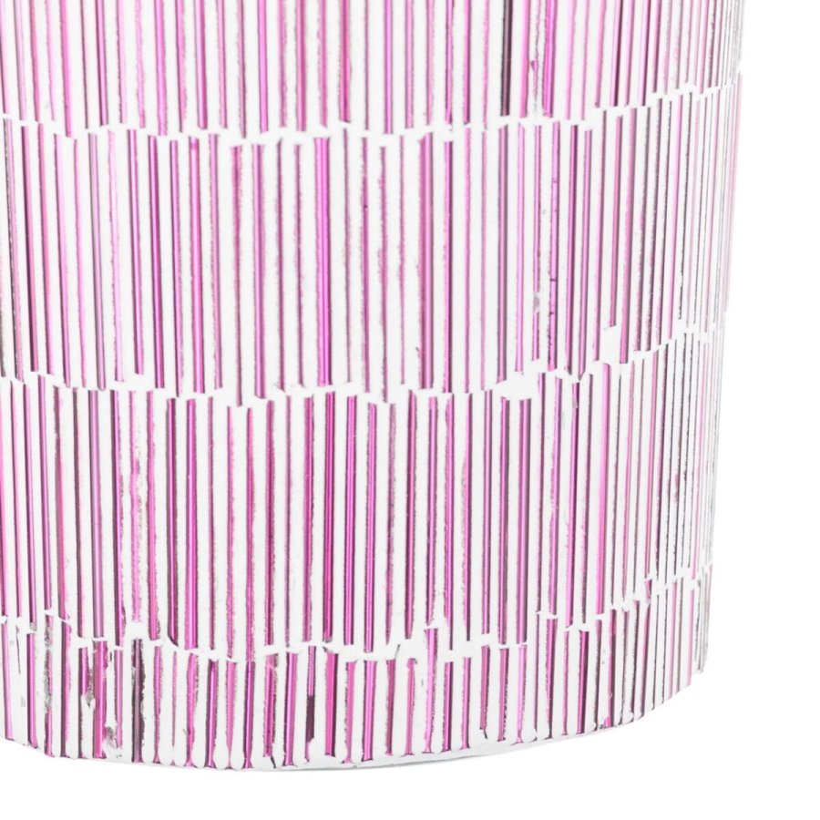 Lyseholder Pink Krystal Cement 10 x 10 x 13 cm #3