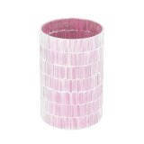 Lyseholder Pink Krystal Cement 13 x 13 x 20 cm #1