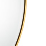 Vgspejl Gylden Aluminium Krystal 80 x 4 x 80 cm #13