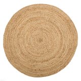 Tppe 120 x 120 x 1 cm Natur Jute #1