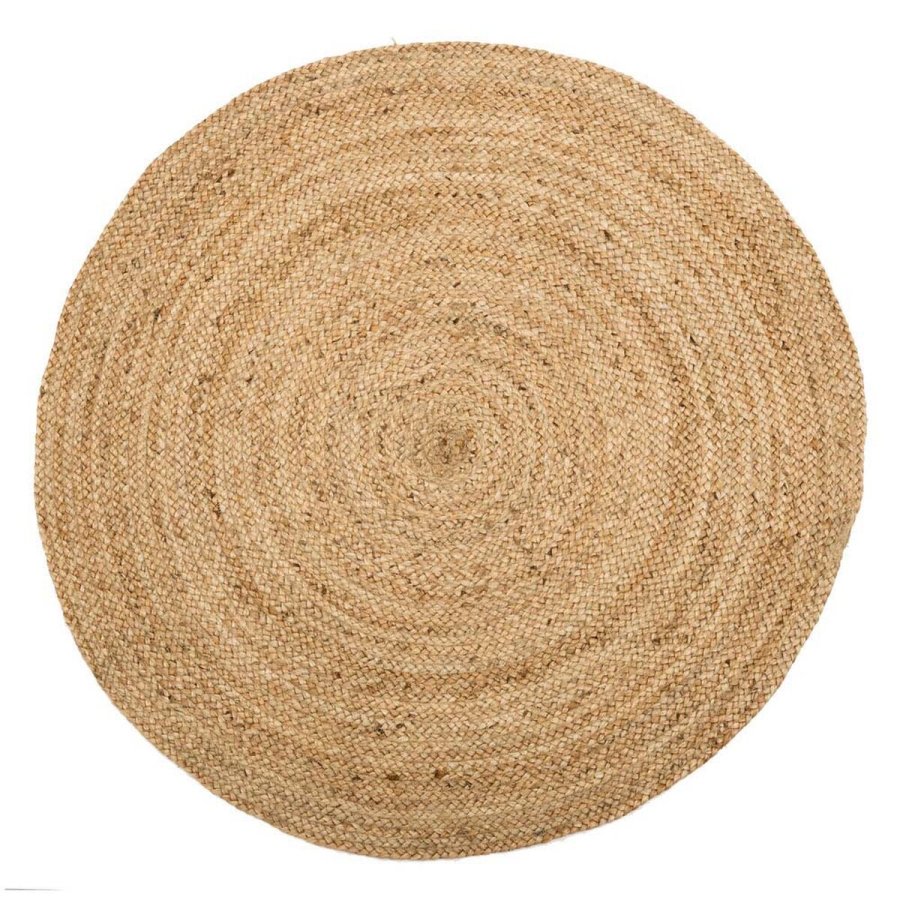 Tppe 120 x 120 x 1 cm Natur Jute #1