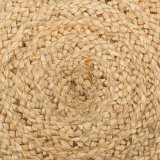 Tppe 120 x 120 x 1 cm Natur Jute #9