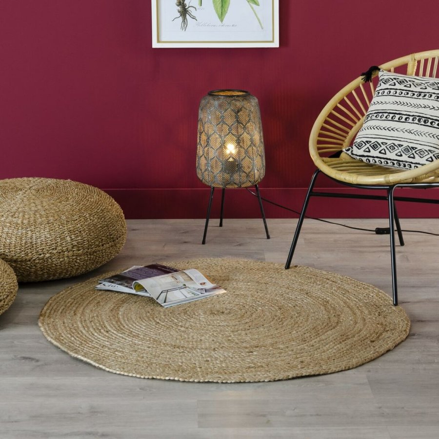 Tppe 180 x 180 x 1 cm Natur Jute #5