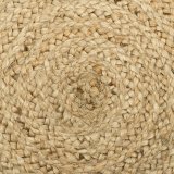 Tppe 180 x 180 x 1 cm Natur Jute #9