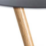 Sofabord 36 x 36 x 48,6 cm Natur Sort Metal Tr #3