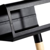 Sofabord 36 x 36 x 48,6 cm Natur Sort Metal Tr #4