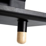 Sofabord 36 x 36 x 48,6 cm Natur Sort Metal Tr #5