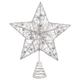 Julestjerne Slvfarvet Metal 20 x 5 x 25 cm #5