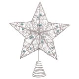 Julestjerne Slvfarvet Metal 20 x 5 x 25 cm #1