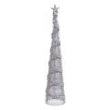 Julepynt Slv Metal Konisk 10 x 10 x 50 cm #5