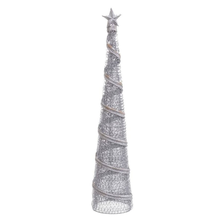 Julepynt Slv Metal Konisk 10 x 10 x 50 cm #5