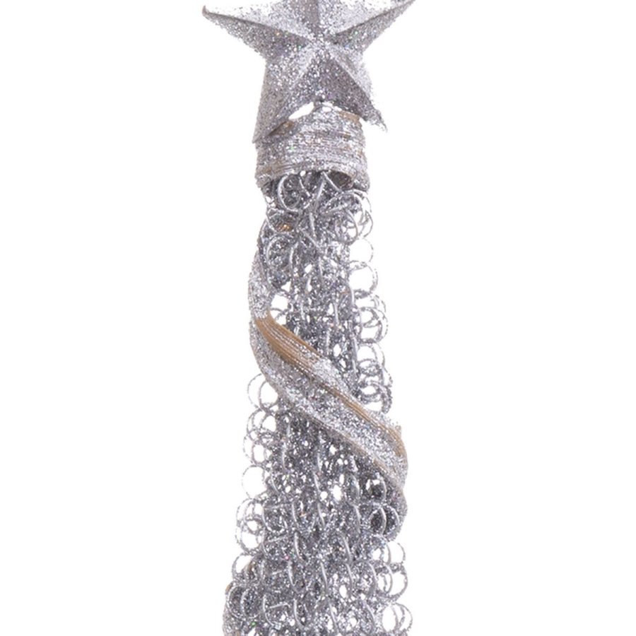 Julepynt Slv Metal Konisk 10 x 10 x 50 cm #9