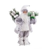 Julepynt Hvid Plastik Polyesterharpisk Materiale 45 cm #5