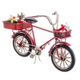 Julepynt Rd Multifarvet Metal Cykel 16 x 6,5 x 9,5 cm #1
