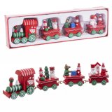 Julepynt Multifarvet Tog 25,5 X 7,5 X 3 CM #1