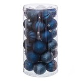 Julekugler Bl Plastik 6 x 6 x 6 cm (30 enheder) #1