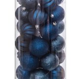 Julekugler Bl Plastik 6 x 6 x 6 cm (30 enheder) #5