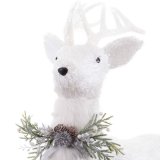 Julepynt Hvid Polyfoam Hjort 73 x 33 x 108 cm #5