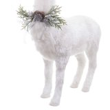 Julepynt Hvid Polyfoam Hjort 73 x 33 x 108 cm #9