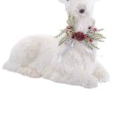 Julepynt Hvid Polyfoam Hjort 60 x 37 x 63 cm #9