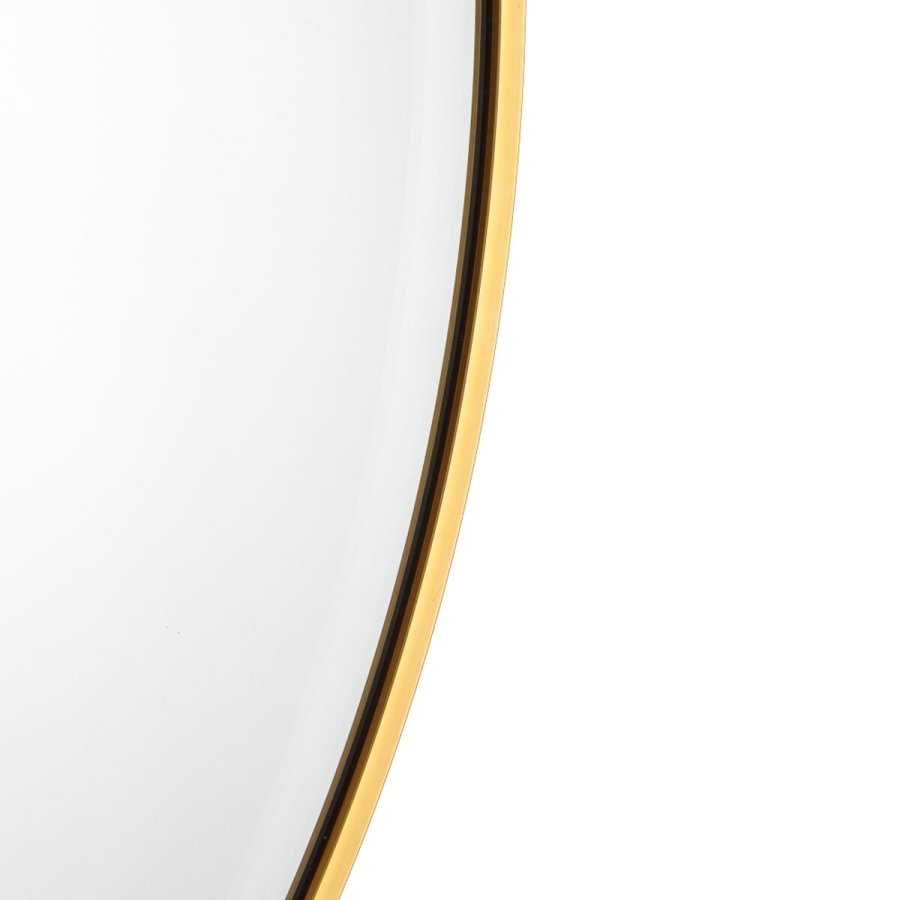 Vgspejl Gylden Aluminium Krystal 100 x 4 x 100 cm #13