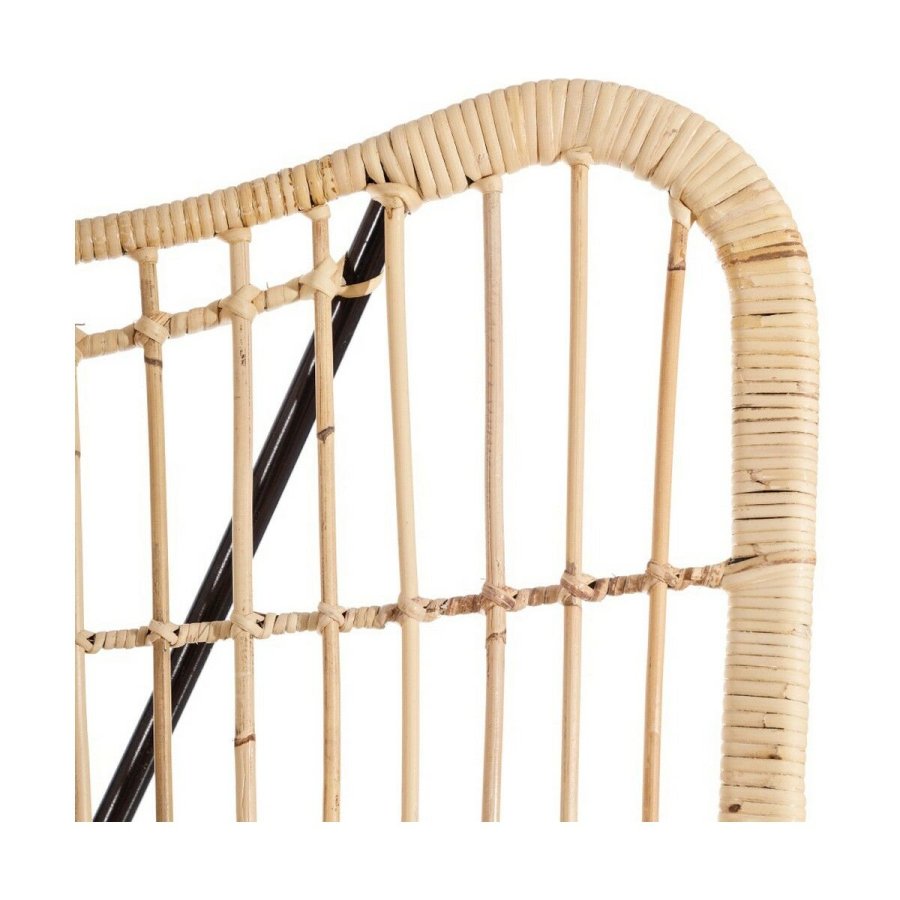 Lnestol 76 x 76 x 87 cm Natur Sort Naturlig fiber #7