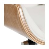 Lnestol Hvid Natur Jern 100 % Polyuretan 65 x 66 x 108,5 cm #7