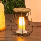 Sofabord Dewi Brun Tr Teak 36,5 x 36,5 x 44,5 cm #1