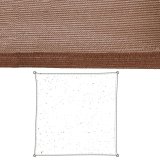 Skyggesejl Vela sombreo Chokolade 5 x 5 m 500 x 500 x 0,5 cm Markise #1
