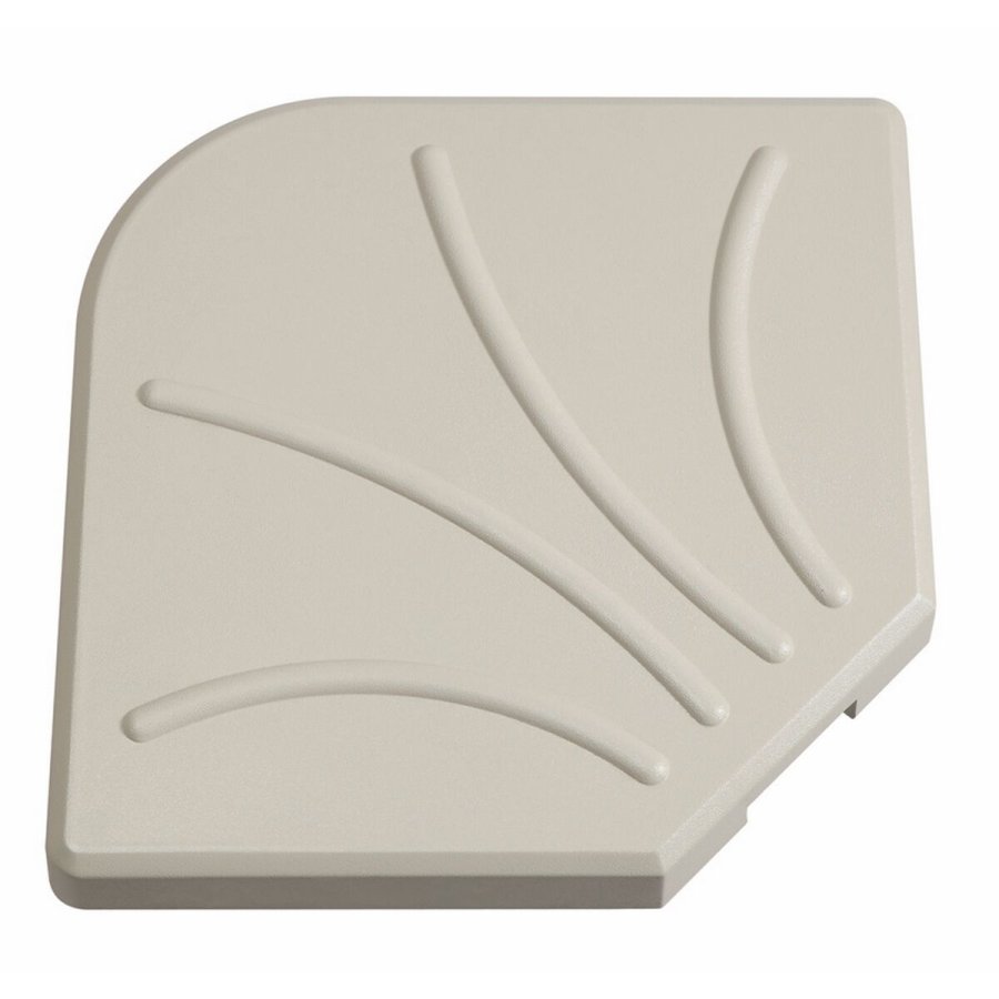 Fod for strandparasol Cement Hvid 47 x 47 x 5,5 cm #1