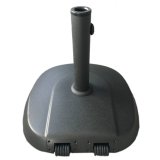 Fod for strandparasol 48,7 x 47 x 7,9 cm Sort Cement #1