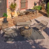 have Ariki 121 x 62 x 76 cm syntetisk spanskr�r St�l Grafit #4