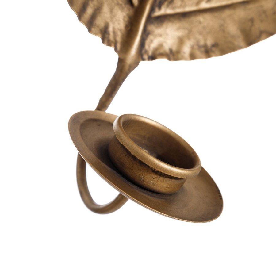 Lyseholder Guld Gylden Zink 67 x 14,5 x 40 cm #4