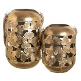 Laantarn Gylden Krystal Tov Jern 21 x 21 x 32,5 cm #2