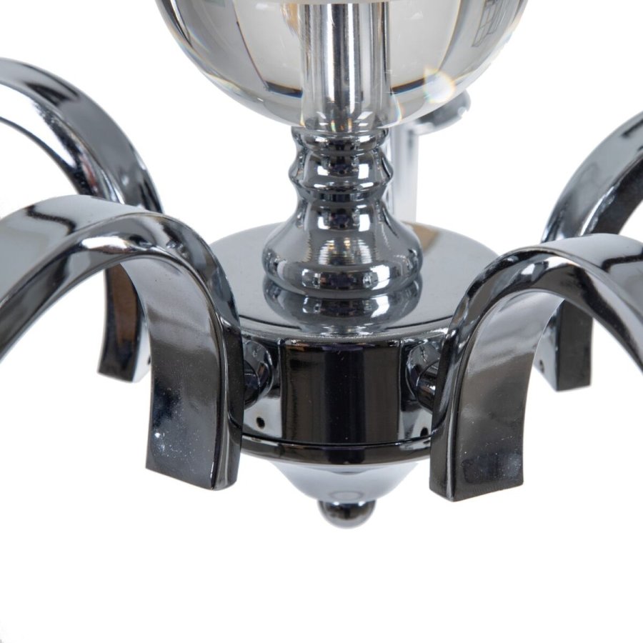 Loftslampe 63,5 x 60,5 x 91 cm Krystal Metal Slv #6