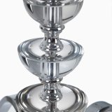 Loftslampe 63,5 x 60,5 x 91 cm Krystal Metal Slv #5