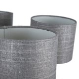 Loftslampe Sort Slvfarvet Hr Metal Jern 220-240 V 52 x 52 x 45 cm #2