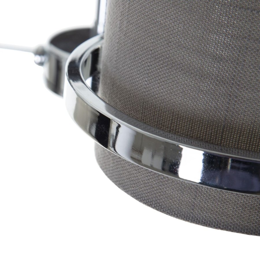 Loftslampe Gr Slvfarvet Hr Metal Jern 220-240 V 52 x 50 x 44,5 cm #5