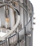 Loftslampe 76 x 76 x 39 cm Krystal Metal Slv #4