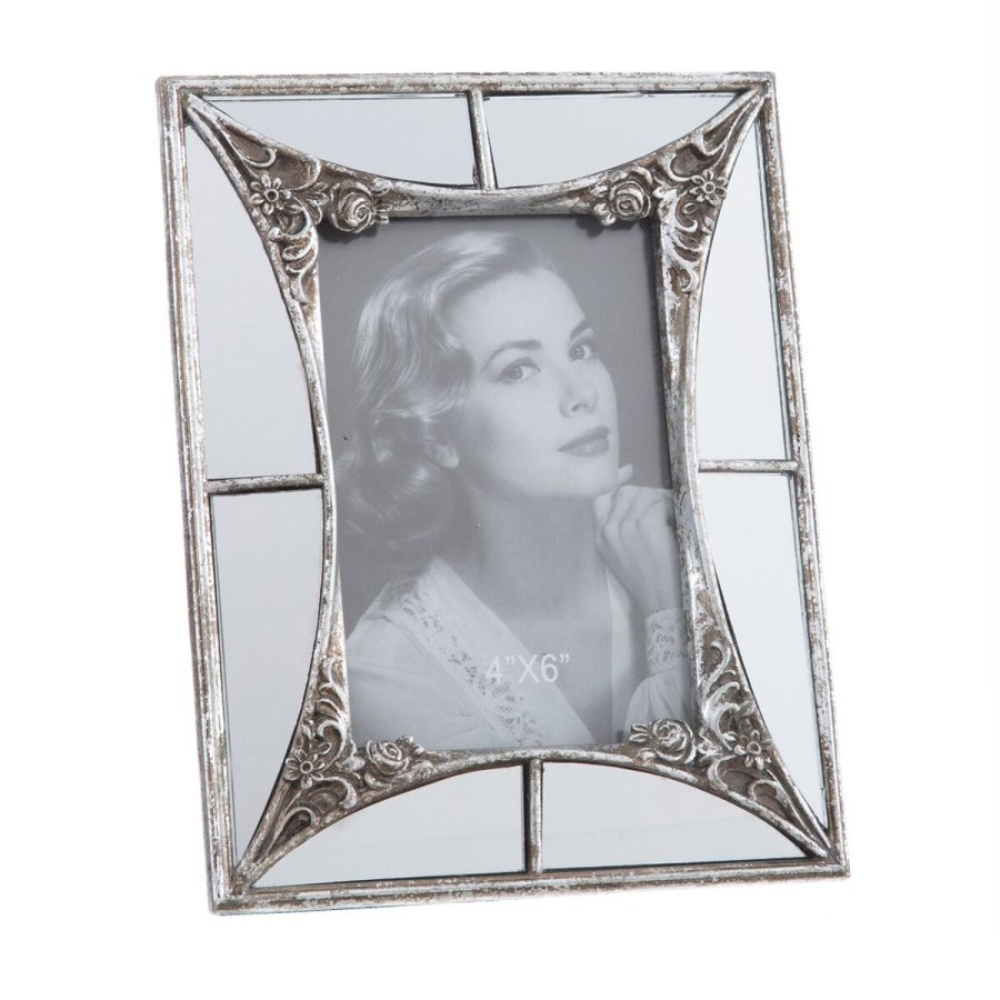 Fotoramme Slvfarvet Krystal Polyesterharpisk 10 x 15 cm 17 X 2,1 X 22 CM #1