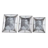 Fotoramme Slvfarvet Krystal Polyesterharpisk 10 x 15 cm 17 X 2,1 X 22 CM #5