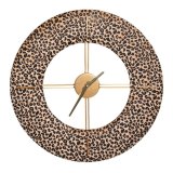 Vgur 48 x 3,5 x 48 cm Syntetisk stof Metal Leopard #1
