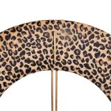 Vgur 48 x 3,5 x 48 cm Syntetisk stof Metal Leopard #13